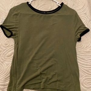 Army green T shirt